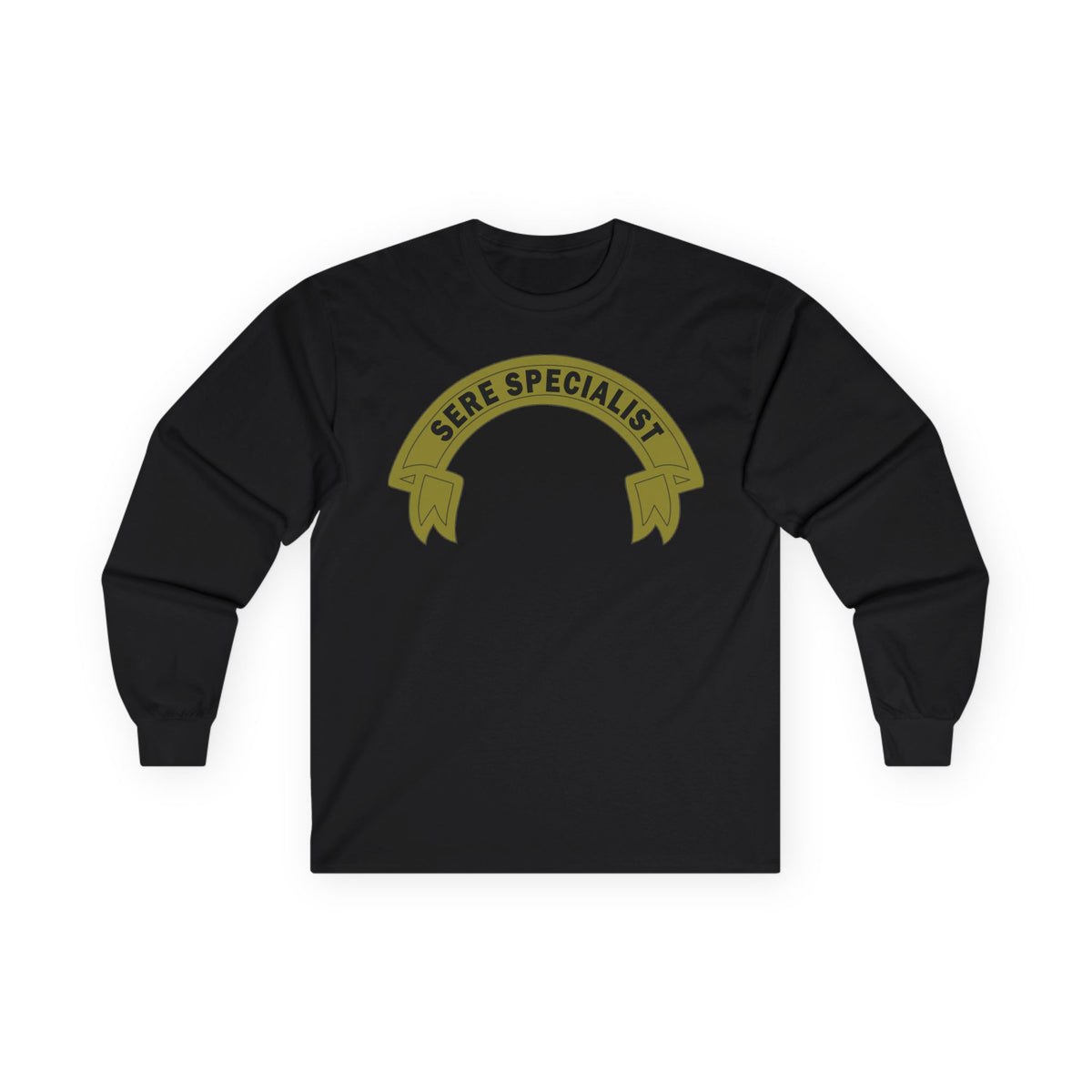 Unisex Ultra Cotton Long Sleeve Tee - USAF - SERE Specialist Tab
