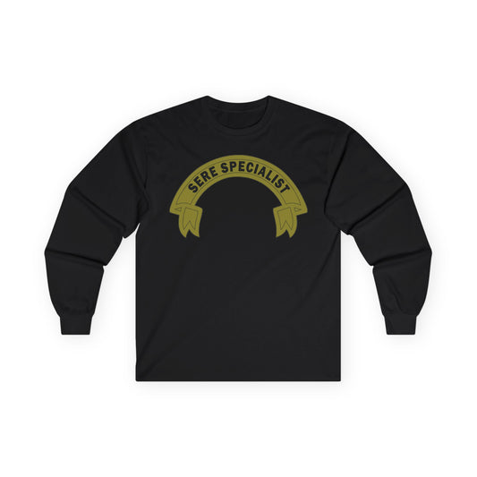 Unisex Ultra Cotton Long Sleeve Tee - USAF - SERE Specialist Tab