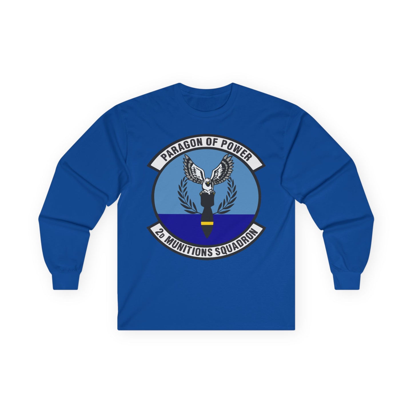 Unisex Ultra Cotton Long Sleeve Tee - USAF - 2nd Munitions Squadron wo txt