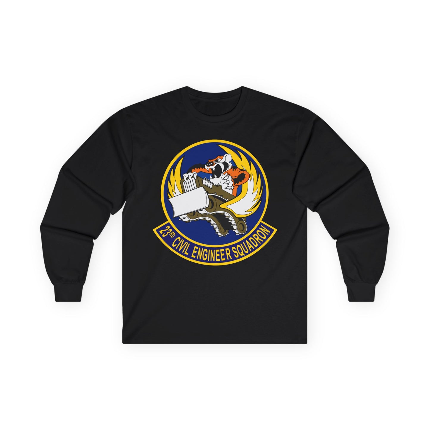 Unisex Ultra Cotton Long Sleeve Tee - USAF - 23d Civil Engineer Squadron wo Txt