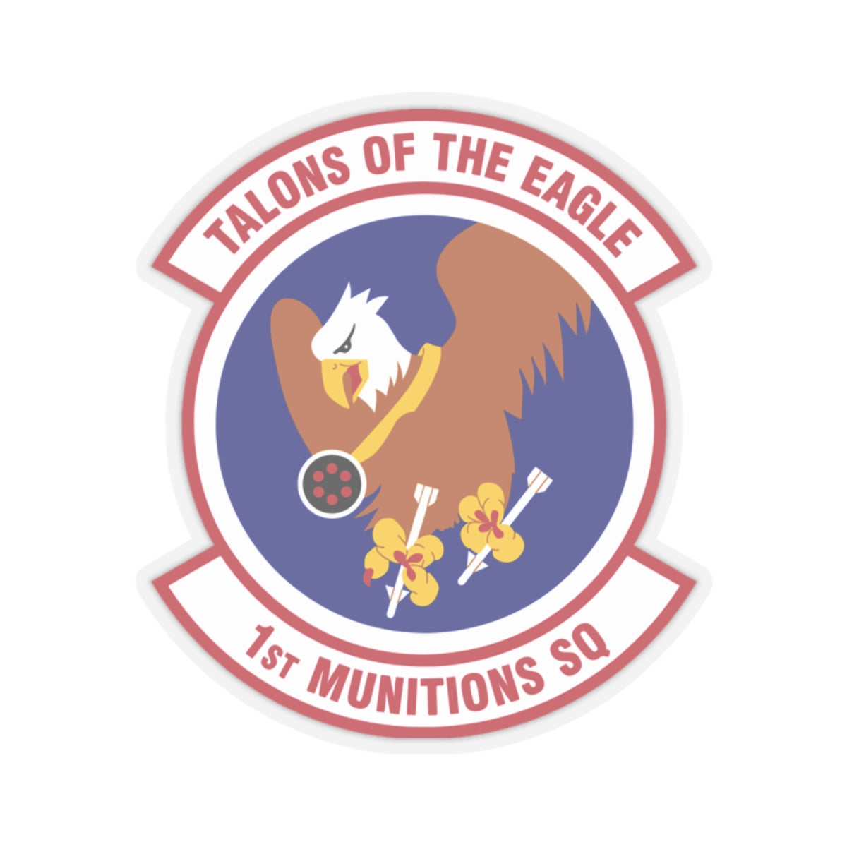 Kiss-Cut Stickers - USAF - 1st Munitions Squadron (ACC) wo txt