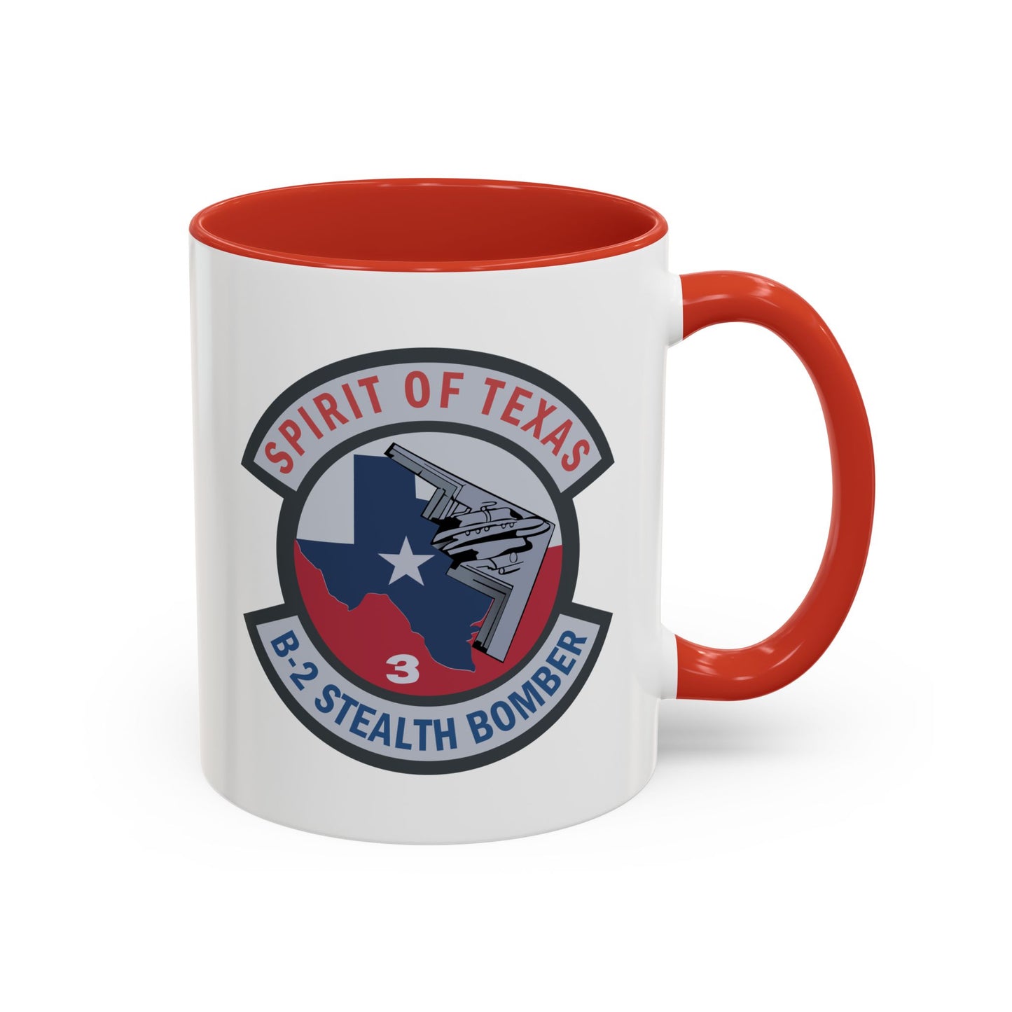 Accent Coffee Mug (11oz & 15oz) - USAF - B2 - Spirit of Texas - Stealth Bomber wo txt X 300