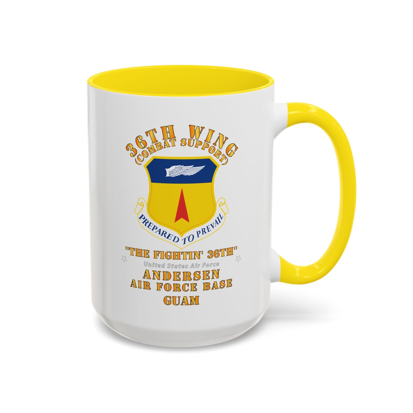 Accent Coffee Mug (11oz & 15oz) - USAF - 36th Wing - Anderson AFB - Guam