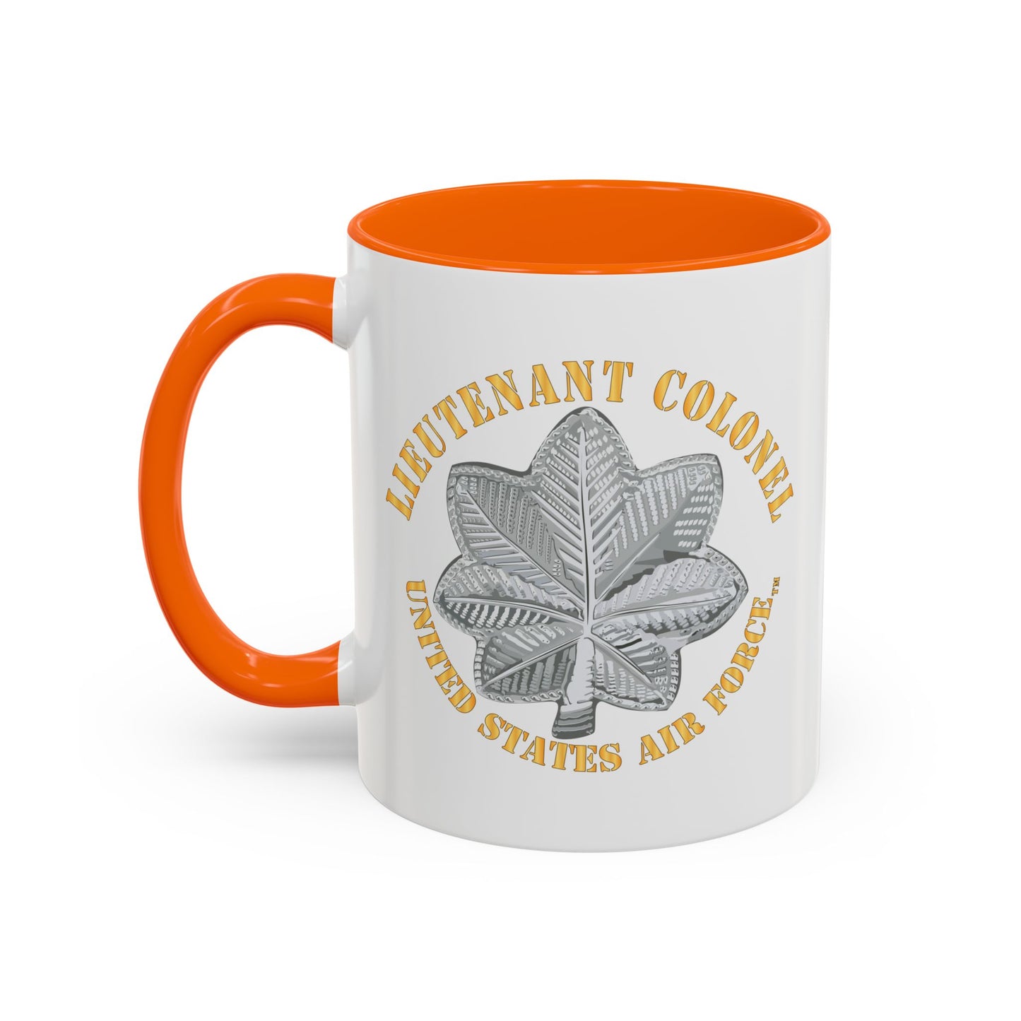 Accent Coffee Mug (11oz & 15oz) - USAF - Lieutenant Colonel - LTC - TM X 300