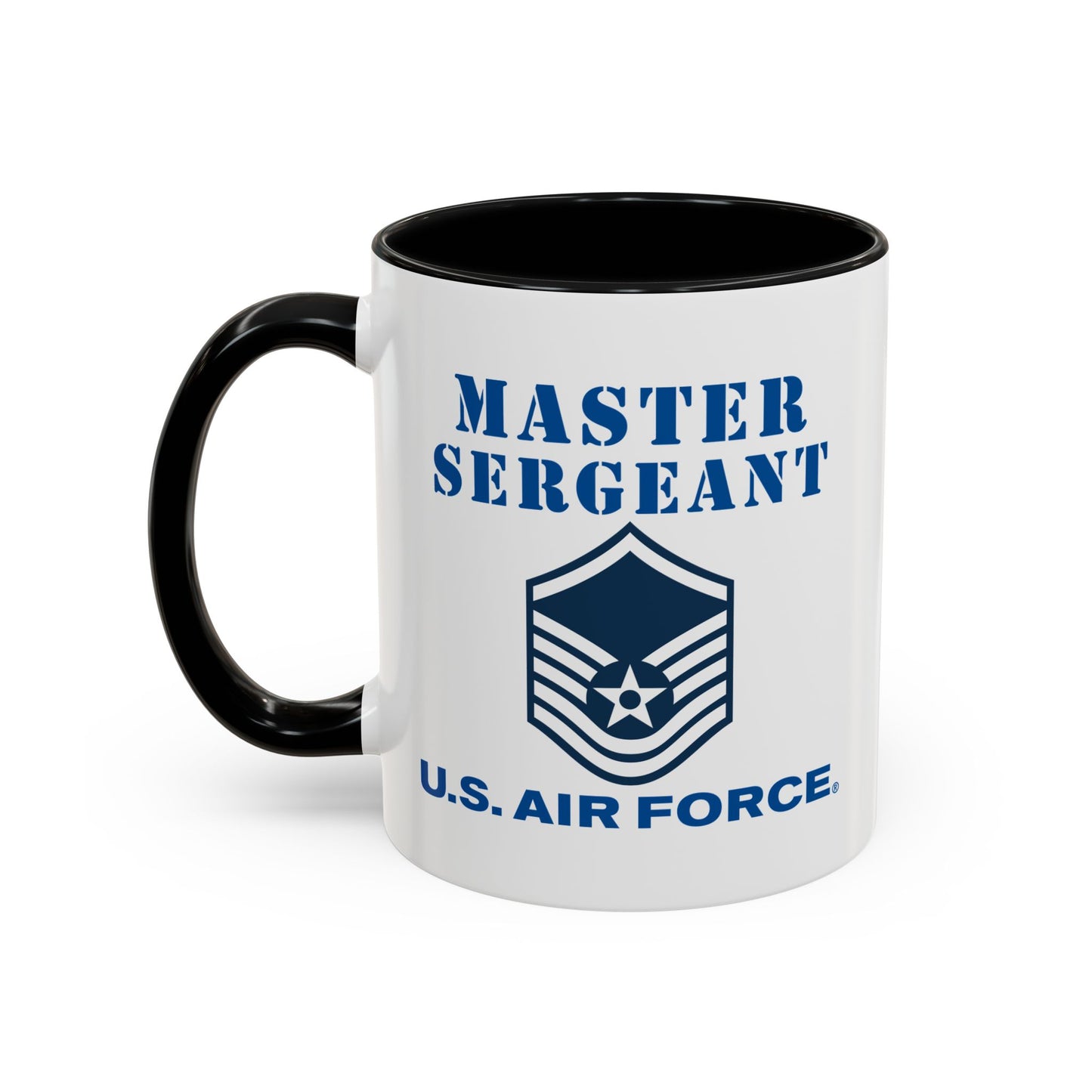 Accent Coffee Mug (11oz & 15oz) - USAF - Master Sergeant (E7a) - 2020 - US Air Force w Text X 300