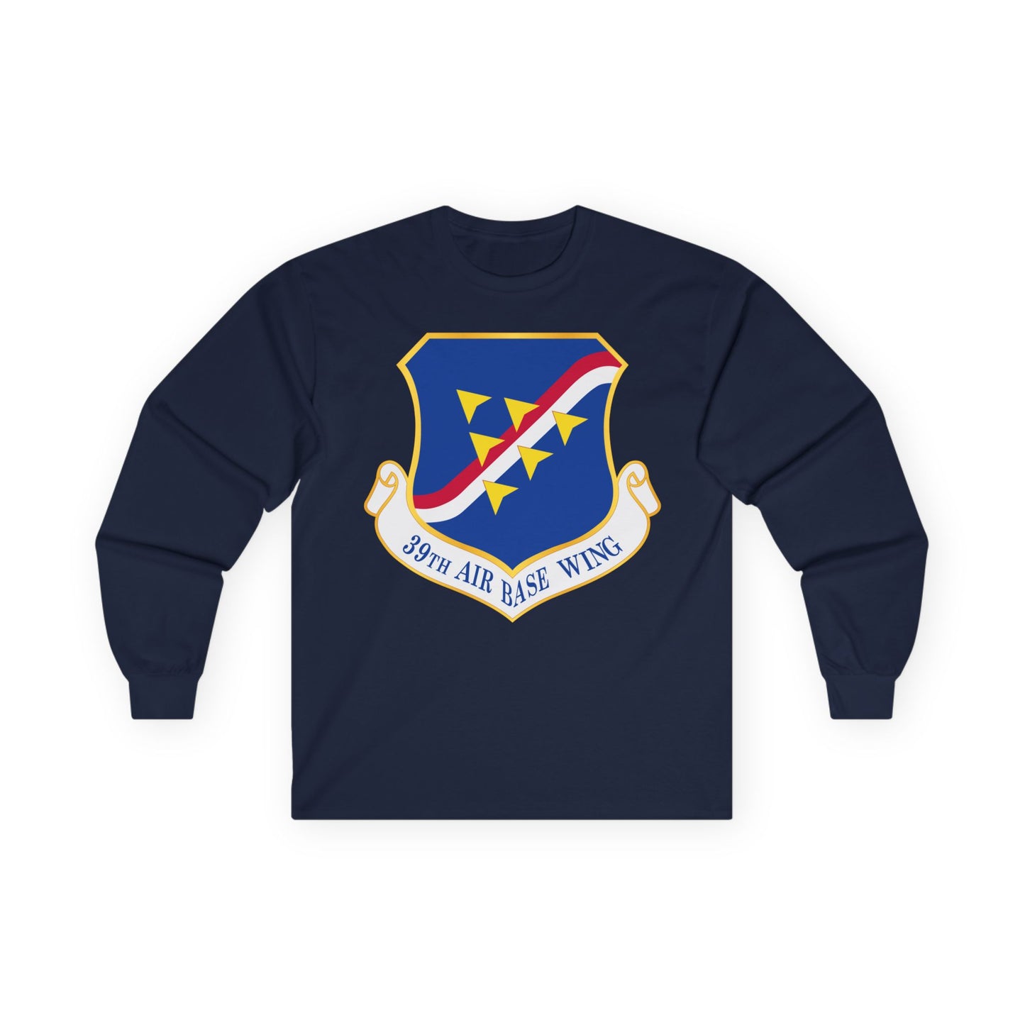 Unisex Ultra Cotton Long Sleeve Tee - USAF - 39th Airbase Wing wo Txt