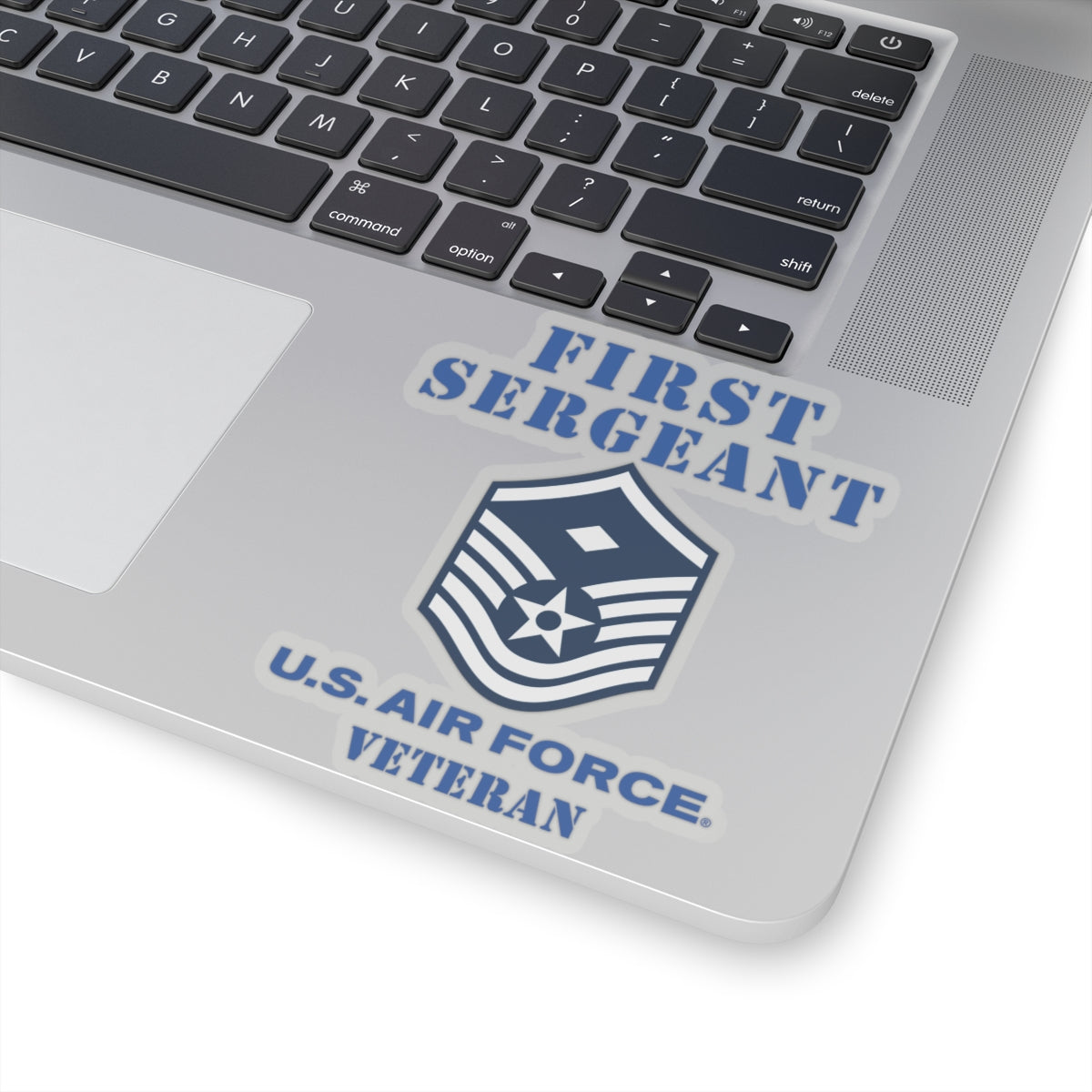 Kiss-Cut Stickers - USAF - First Sergeant (E7b) - 2020 - Veteran