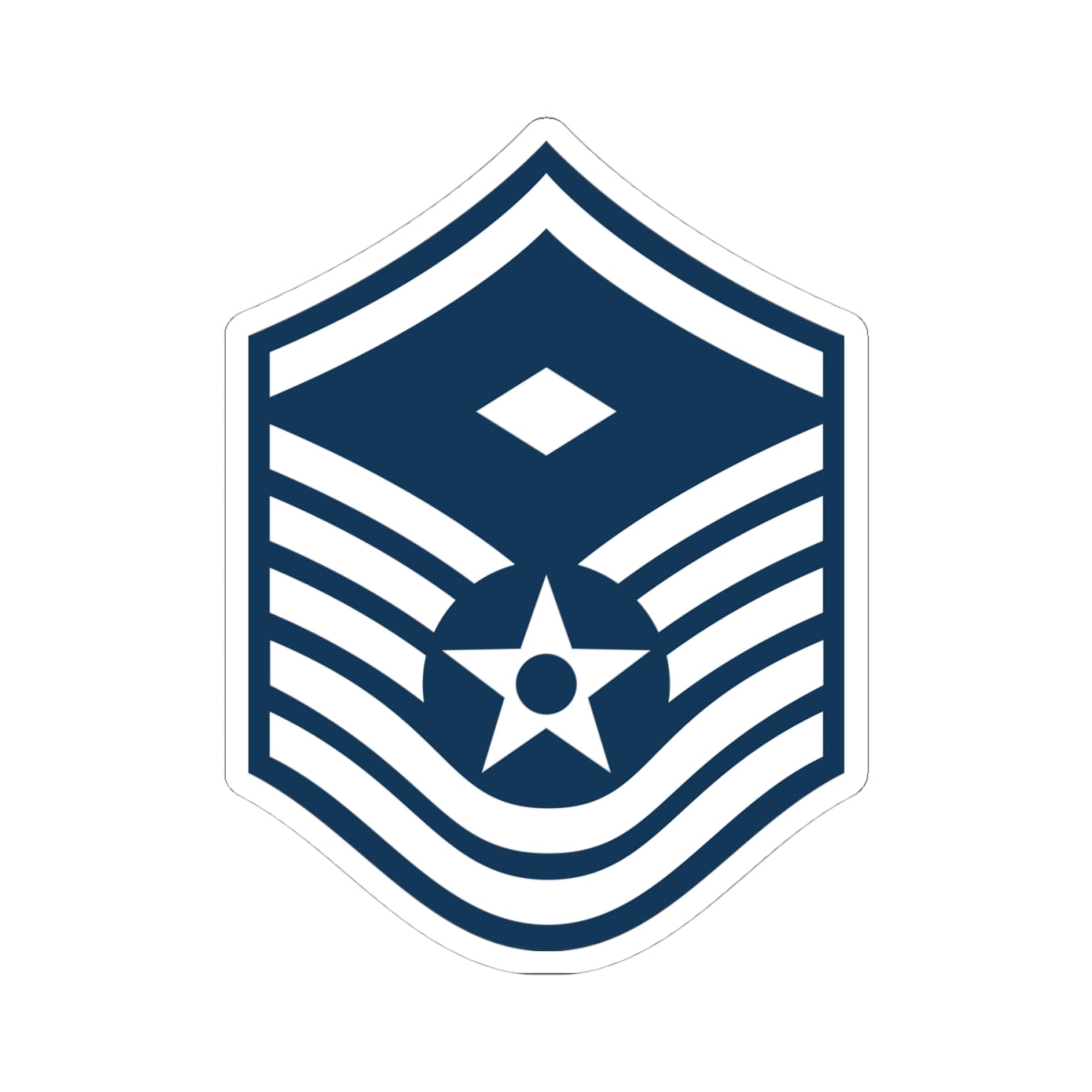 Kiss-Cut Stickers - USAF - First Sergeant (E7b) - 2020