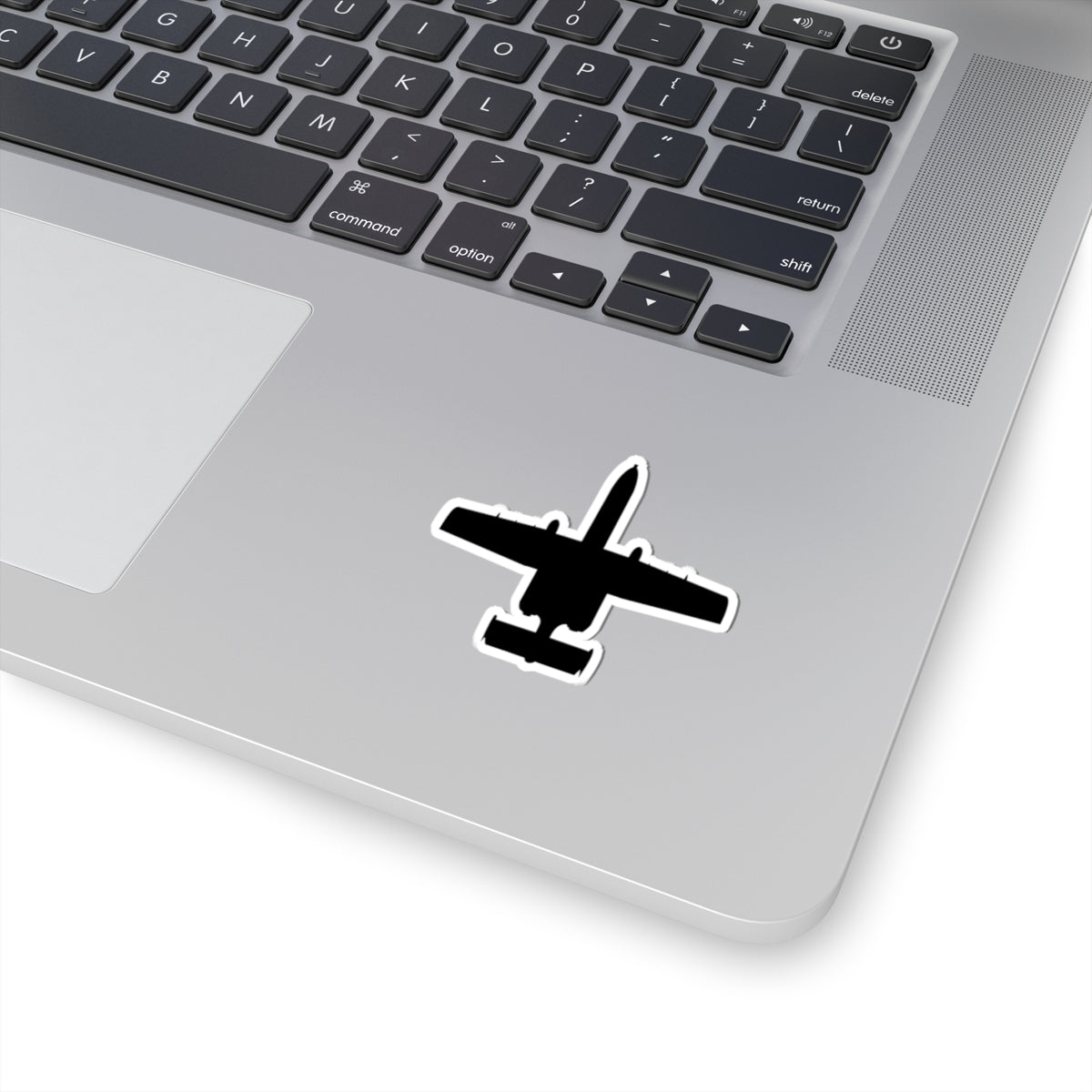Kiss-Cut Stickers - Aircraft - USAF - A-10 Thunderbolt II - Top - Silhouette X 300