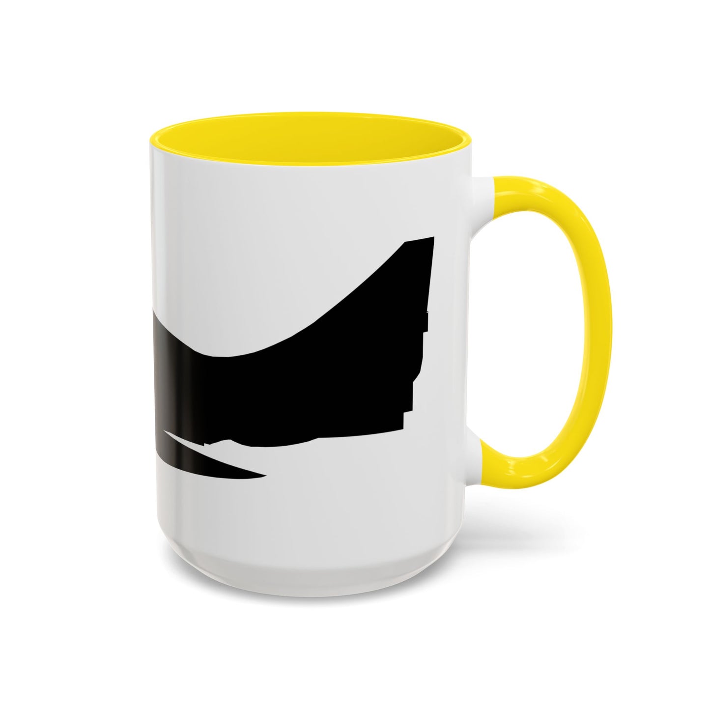 Accent Coffee Mug (11oz & 15oz) - Aircraft - A-4 SkyHawk - Silhouette X 300