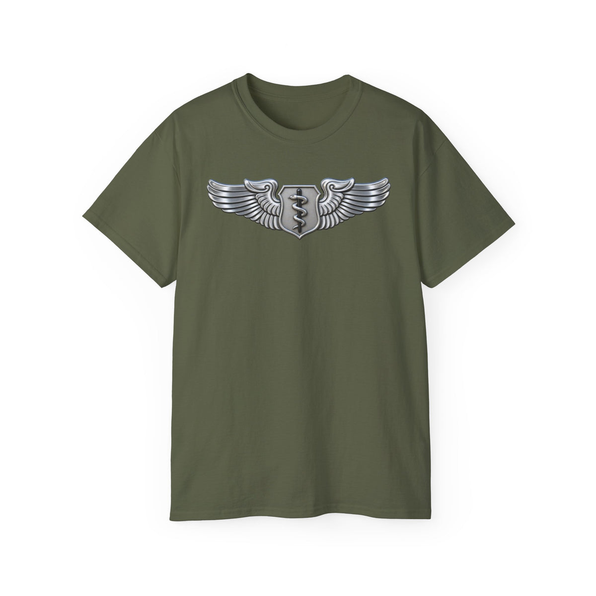 Unisex Ultra Cotton Tee - USAF - Flight Surgeon Badge wo txt - 3D - Enhanced