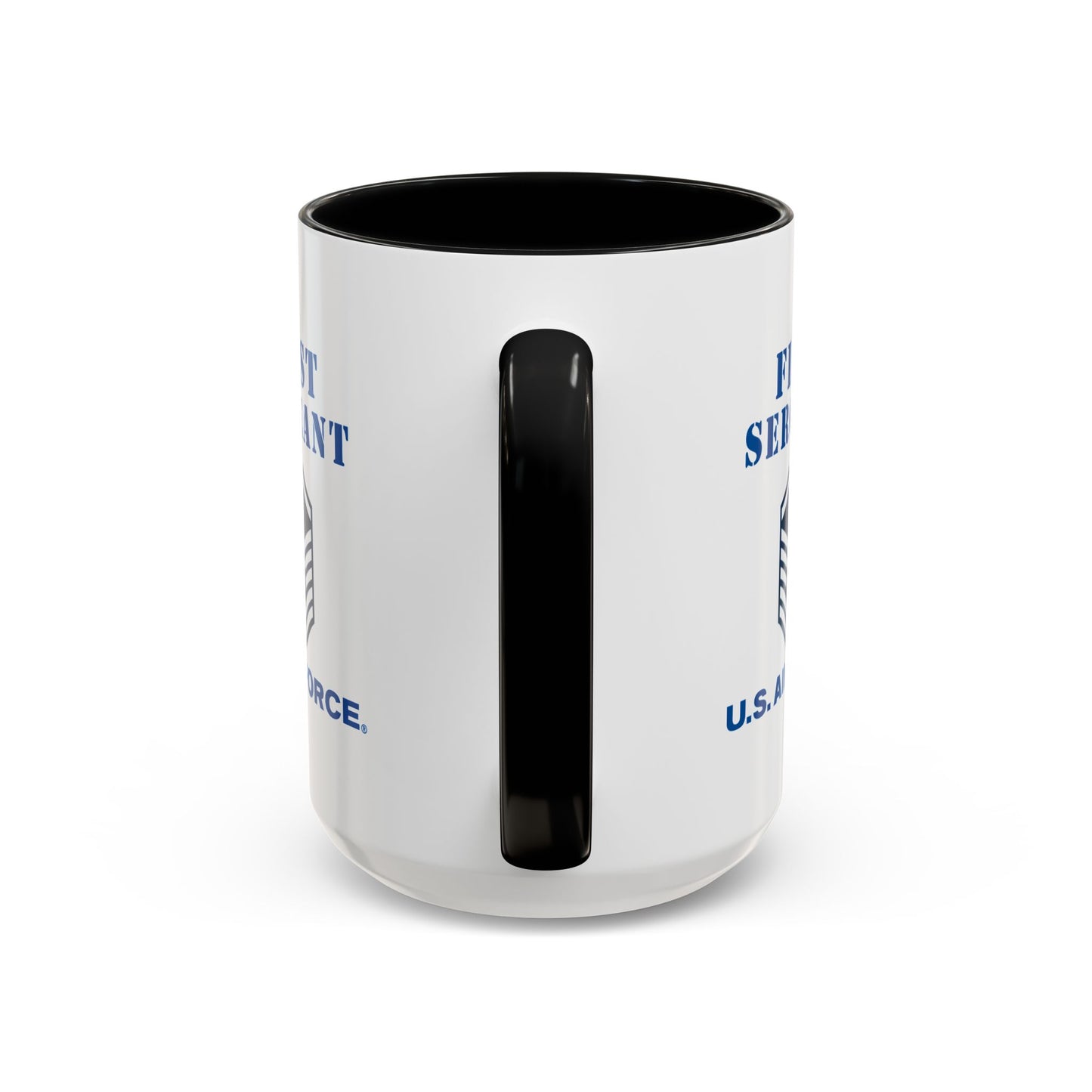 Accent Coffee Mug (11oz & 15oz) - USAF - First Sergeant (E7b) - 2020 - US Air Force w Text X 300