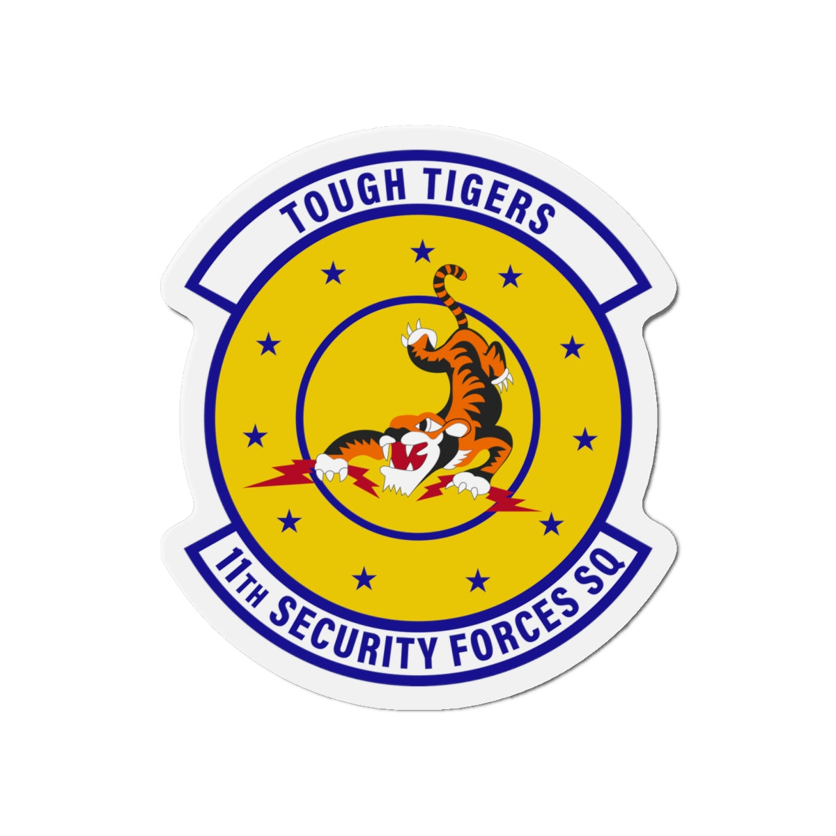 Die-Cut Magnet - USAF - 11th Security Forces Squadron wo txt