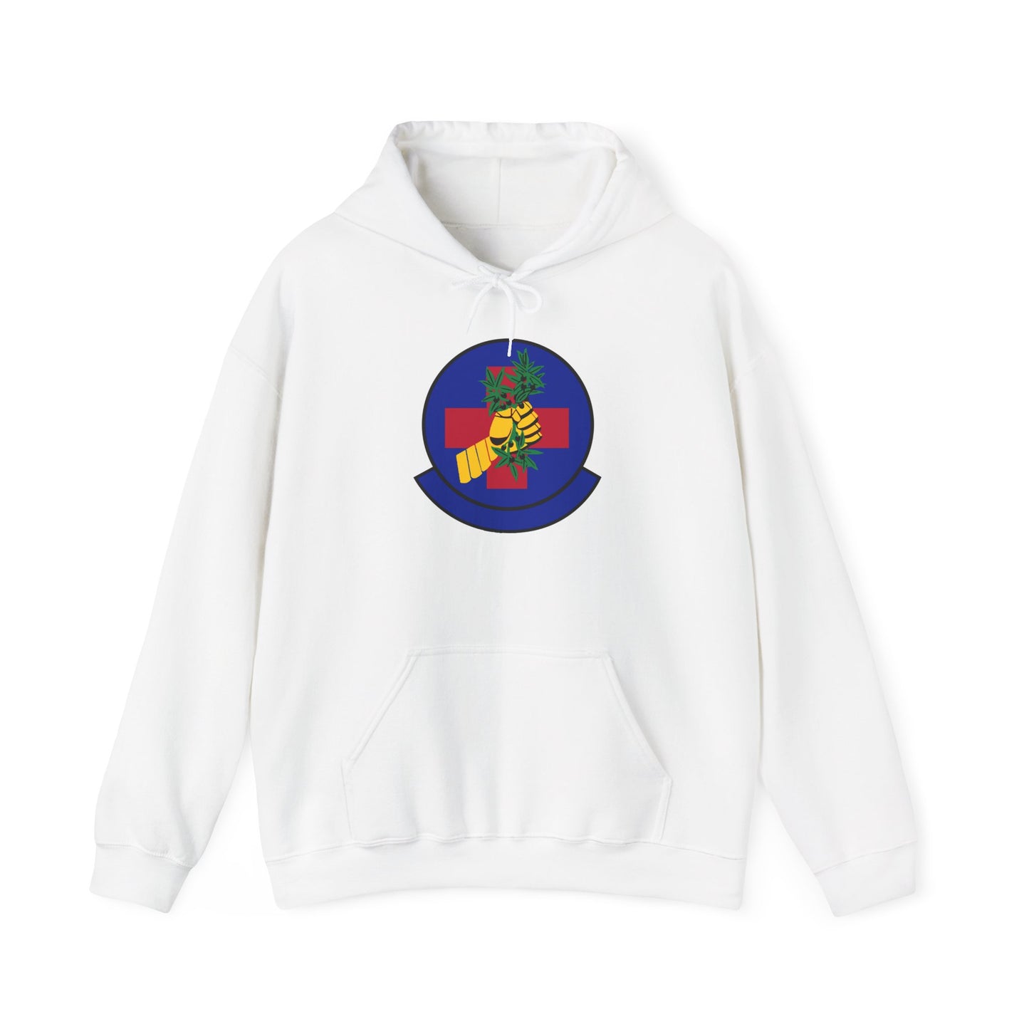 Unisex Heavy Blend Hooded Sweatshirt - USAF - 2nd Healthcare Operations Squadron wo txt