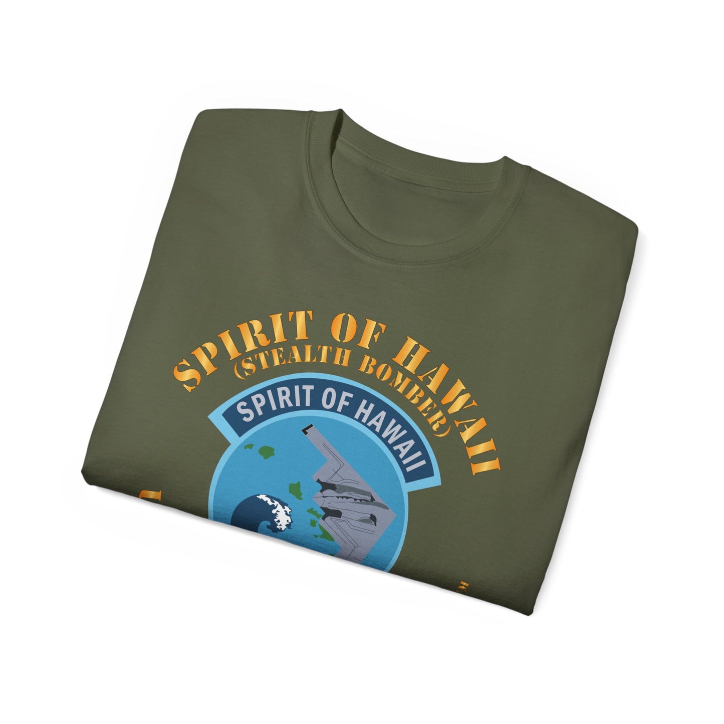 Unisex Ultra Cotton Tee - USAF - B2 - Spirit of Hawaii - Stealth Bomber X 300
