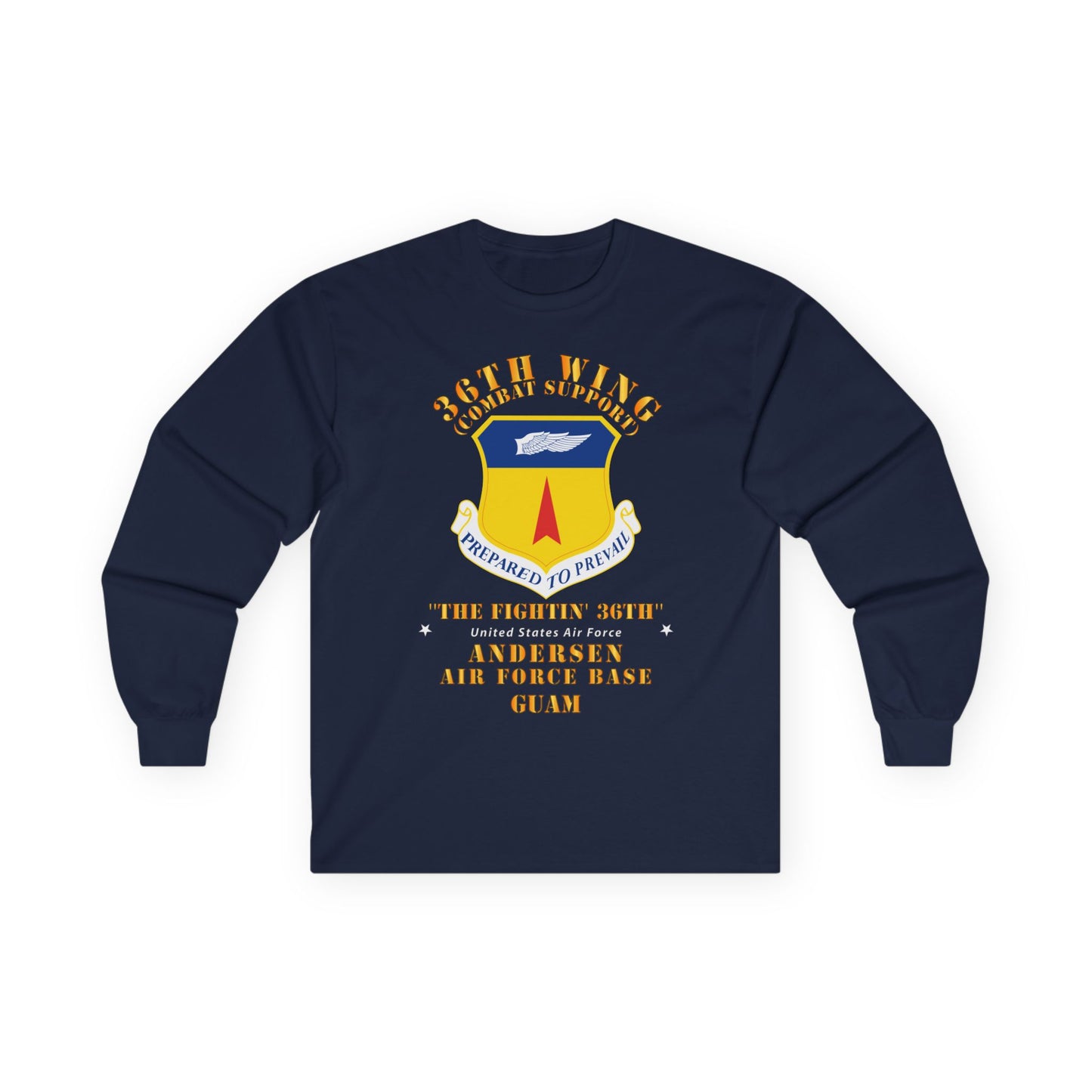 Unisex Ultra Cotton Long Sleeve Tee - USAF - 36th Wing - Anderson AFB - Guam