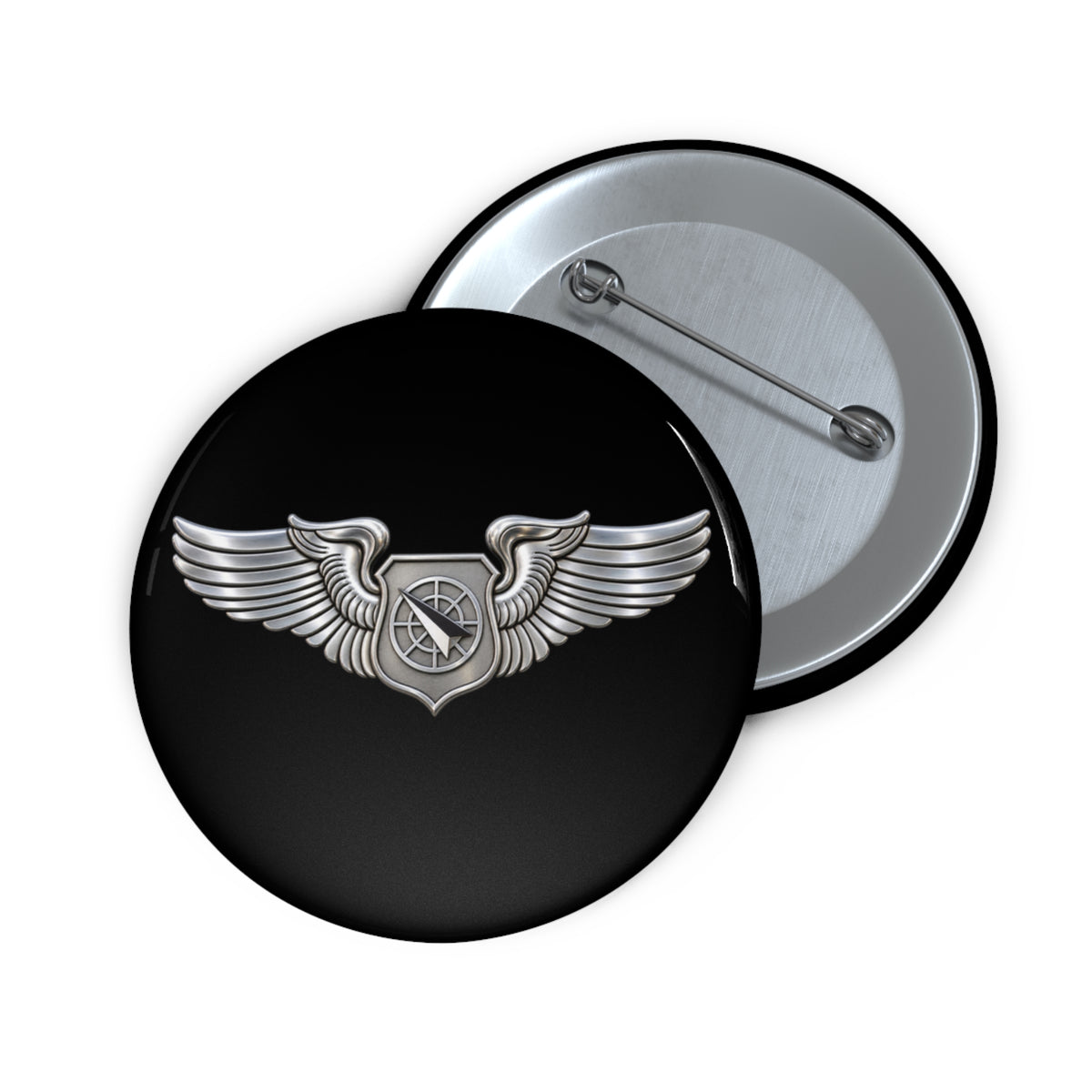 Custom Pin Button - USAF - Air Battle Manager Badge wo txt - 3D - Enhanced