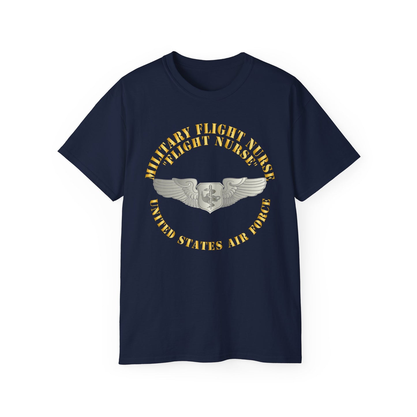 Unisex Ultra Cotton Tee - USAF - Military Flight Nurse - Flight Nurse - Basic