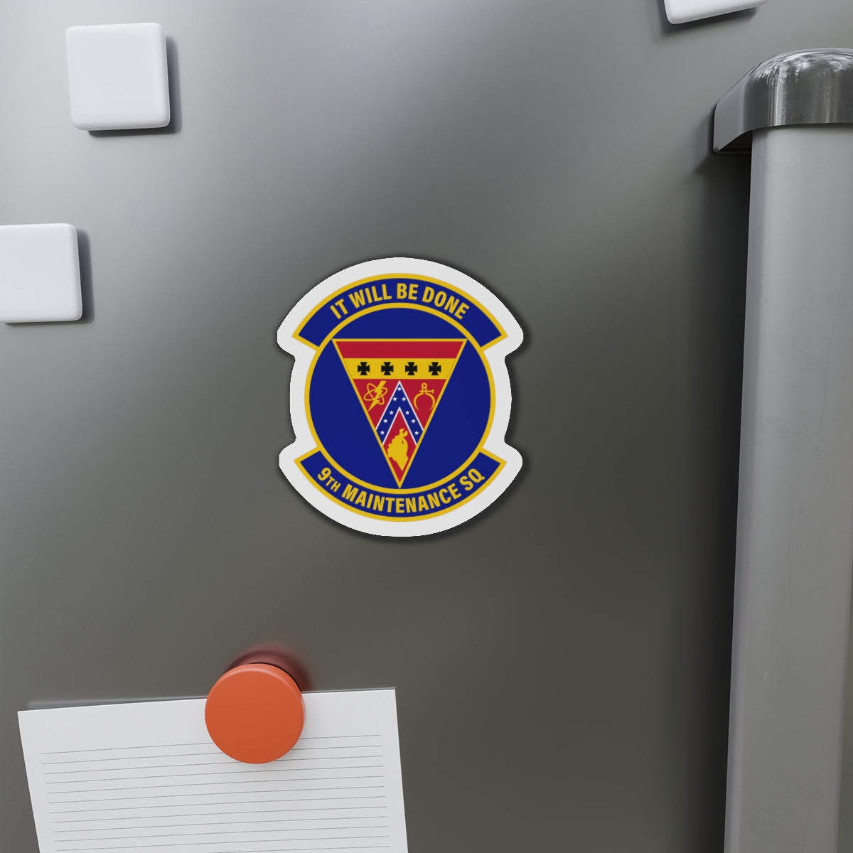 Die-Cut Magnet - USAF - 9th Maintenance Squadron wo txt X 300