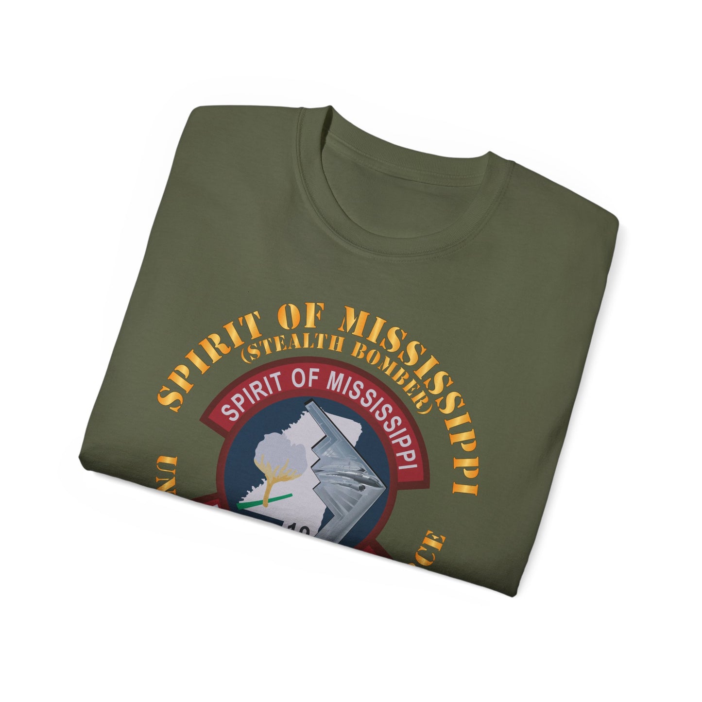 Unisex Ultra Cotton Tee - USAF - B2 - Spirit of Mississippi - Stealth Bomber X 300