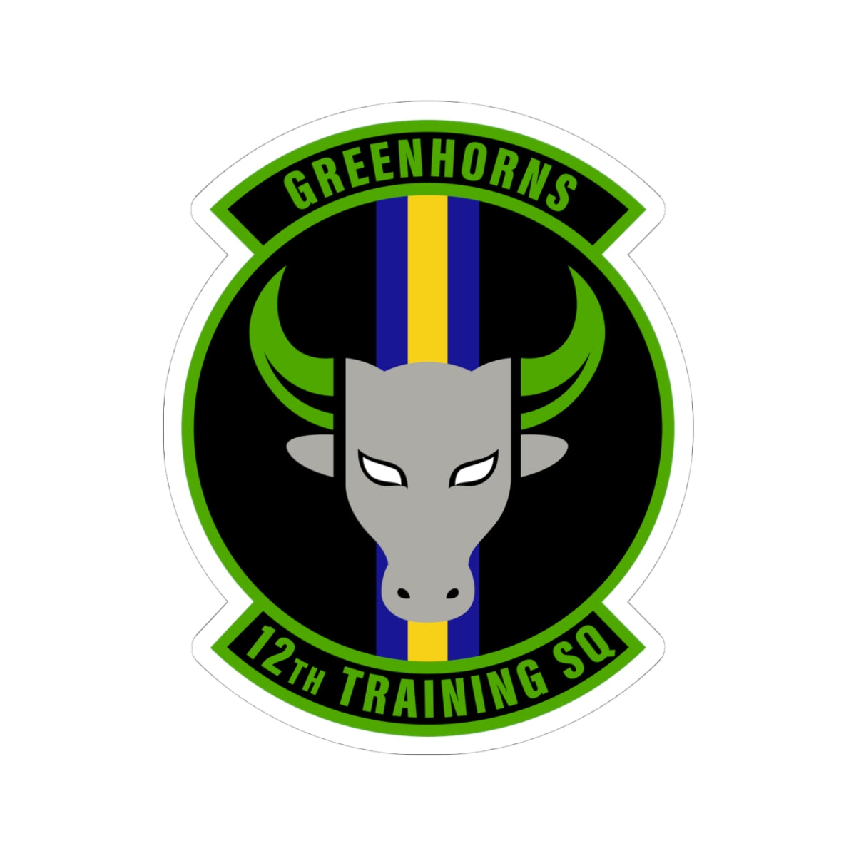Kiss-Cut Stickers - USAF - 12th Training Squadron wo txt