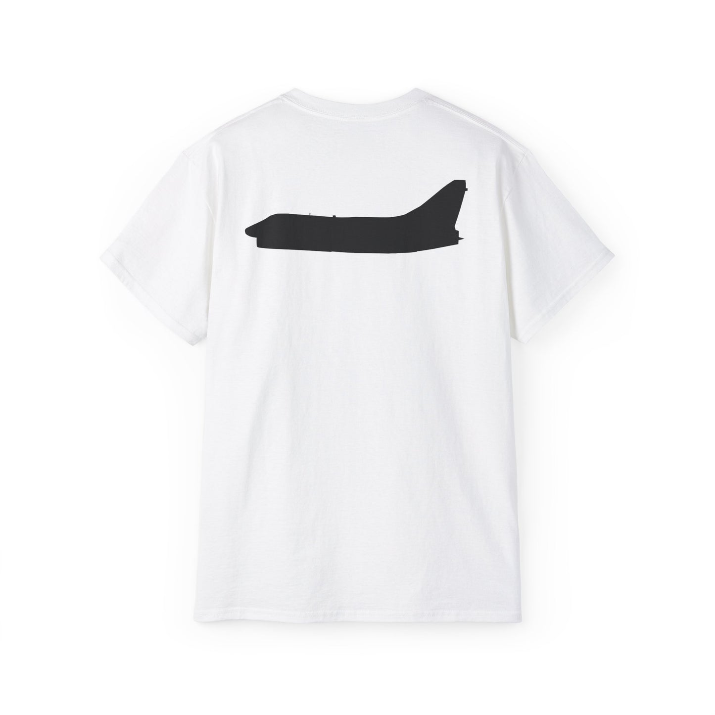 Unisex Ultra Cotton Tee - Aircraft - Navy - A-7B Corsair II - Side - Silhouette X 300