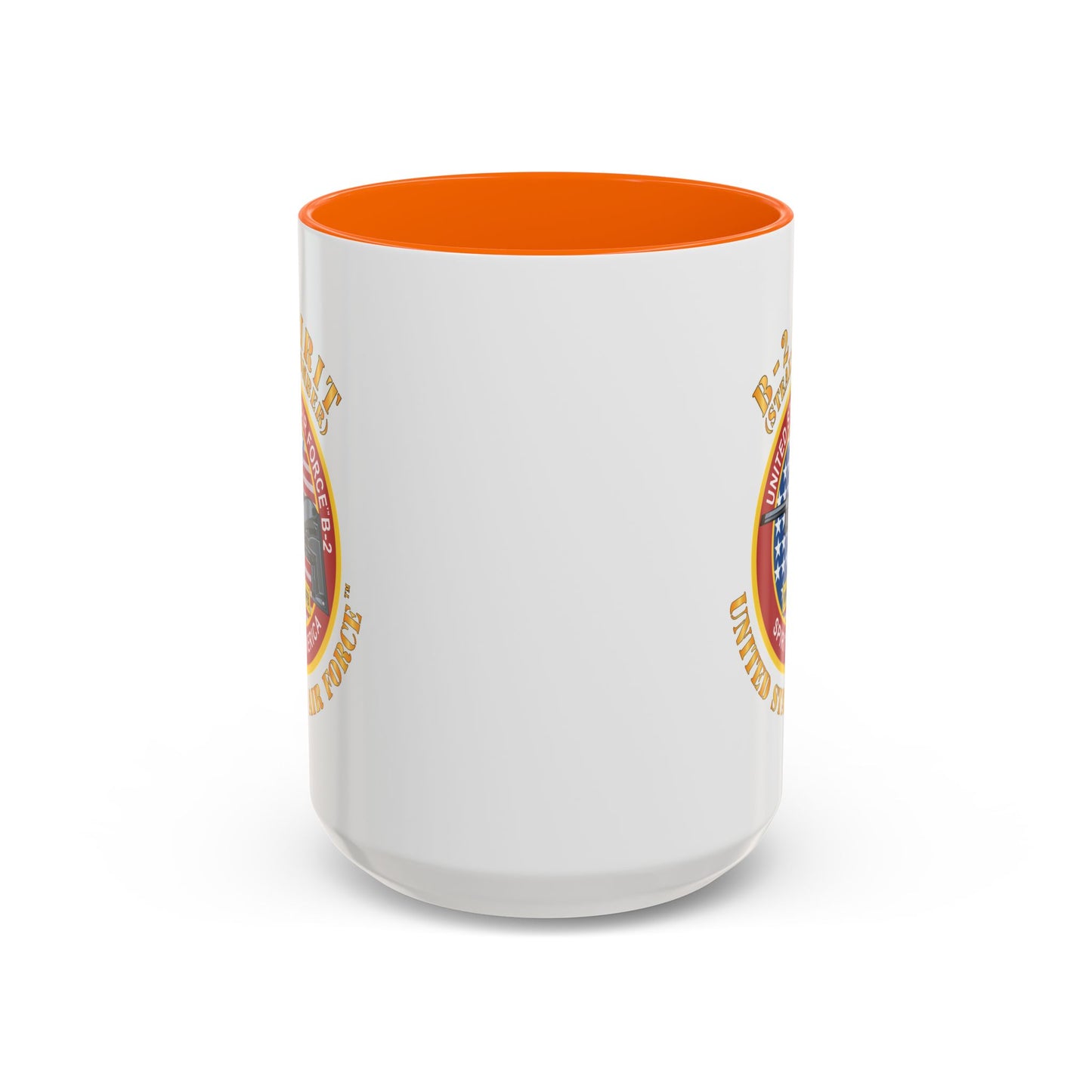 Accent Coffee Mug (11oz & 15oz) - USAF - B2 - Spirit - Stealth Bomber X 300