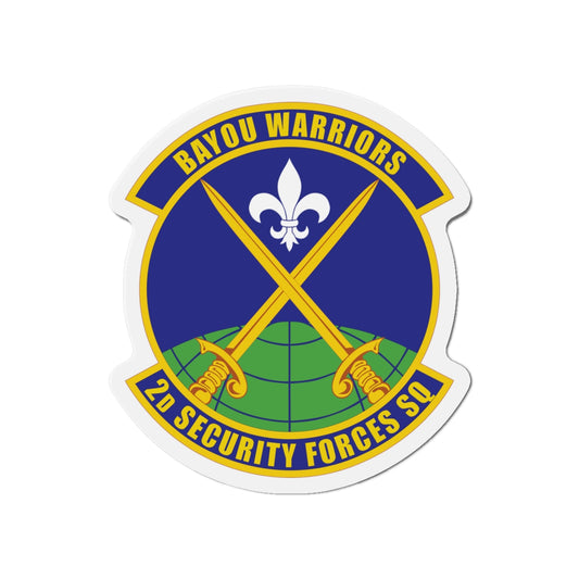 Die-Cut Magnet - USAF - 2nd Security Forces Squadron wo txt