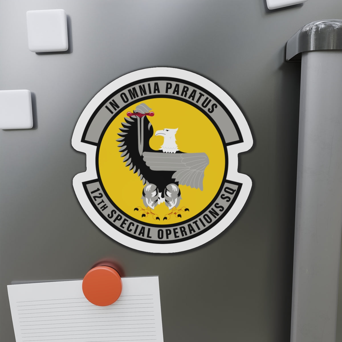 Die-Cut Magnet - USAF - 12th Special Operations Squadron wo txt