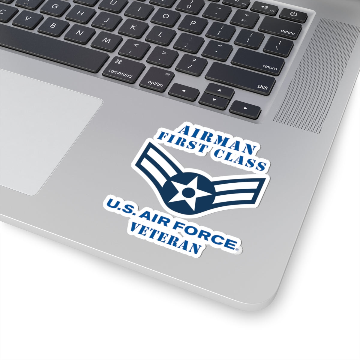 Kiss-Cut Stickers - USAF - Airman - First Class (E3) - 2020 - Veteran