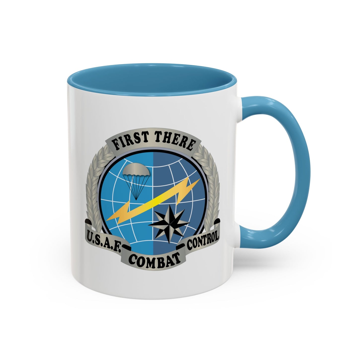 Accent Coffee Mug (11oz & 15oz) - USAF - Combat Controller Badge No Txt  X 300