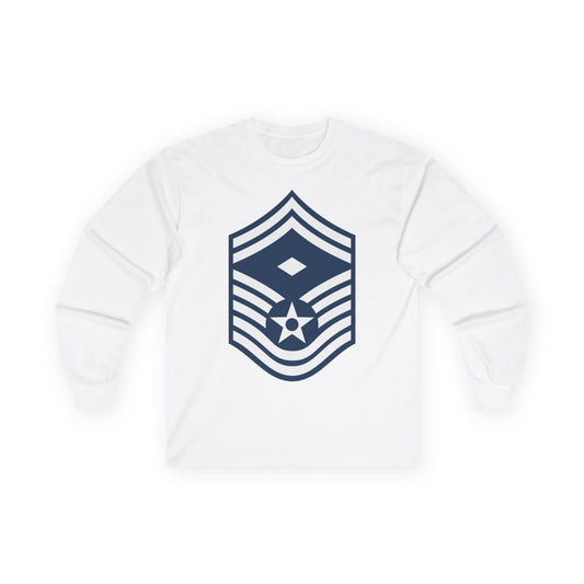 Unisex Ultra Cotton Long Sleeve Tee - USAF - First Sergeant (E8b) - 2020