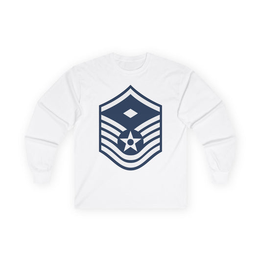 Unisex Ultra Cotton Long Sleeve Tee - USAF - First Sergeant (E7b) - 2020