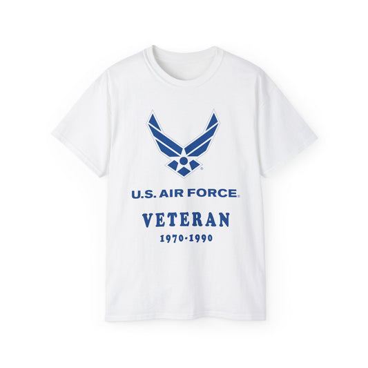 Unisex Ultra Cotton Tee - USAF - Air Force - Veteran w years