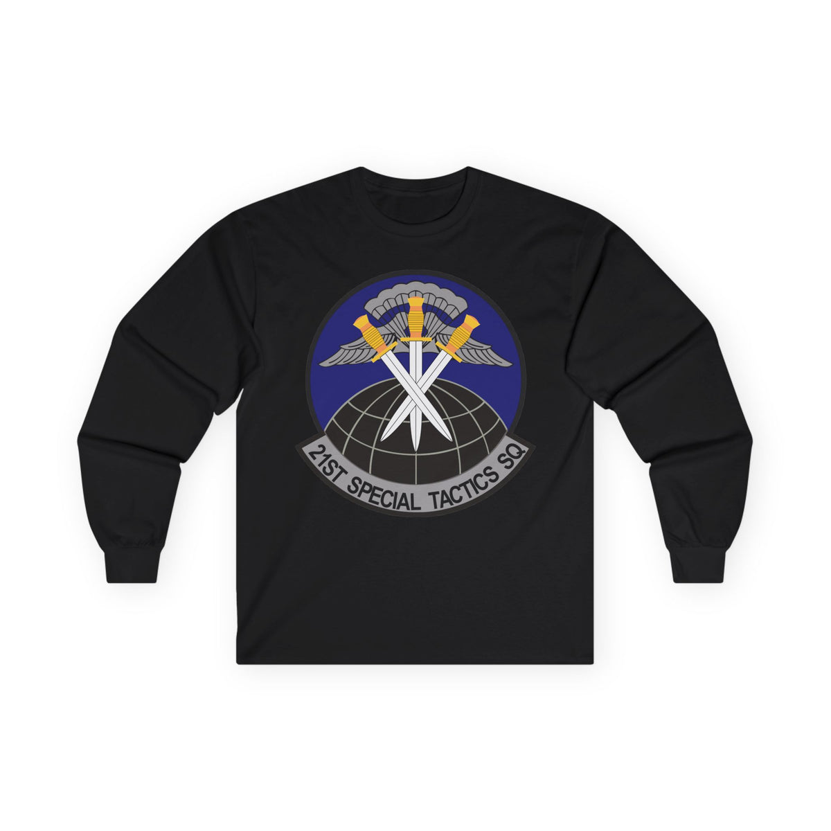 Unisex Ultra Cotton Long Sleeve Tee - USAF - 21st Special Tactics Squadron wo Txt