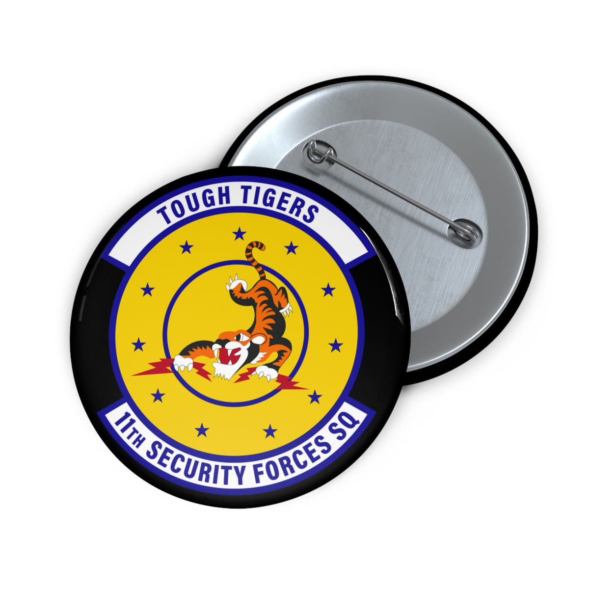Custom Pin Button - USAF - 11th Security Forces Squadron wo txt