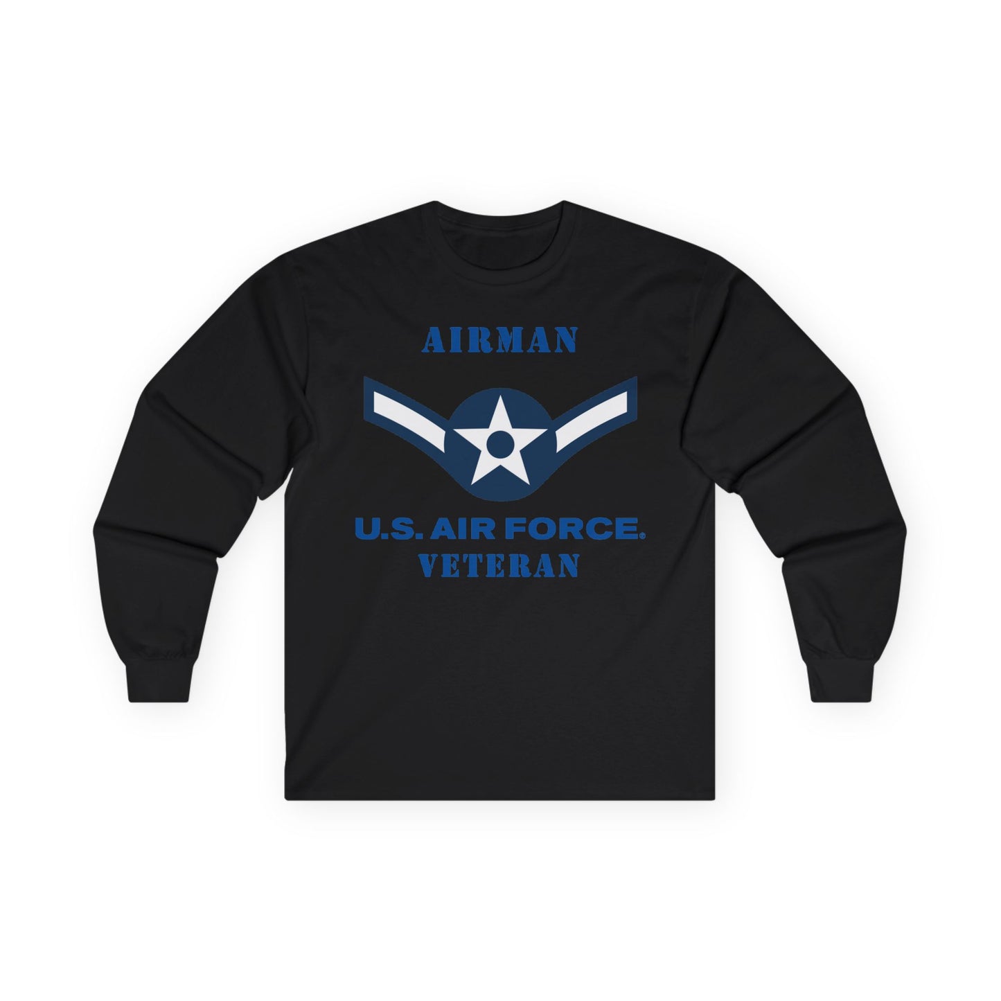 Unisex Ultra Cotton Long Sleeve Tee - USAF - Airman (E2) - 2020 - US Air Force - Veteran