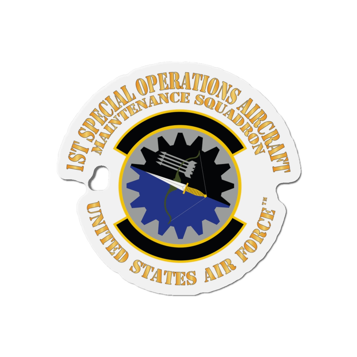 Die-Cut Magnet - USAF - 1st Special Operations Aircraft Maintenance Squadron X 300