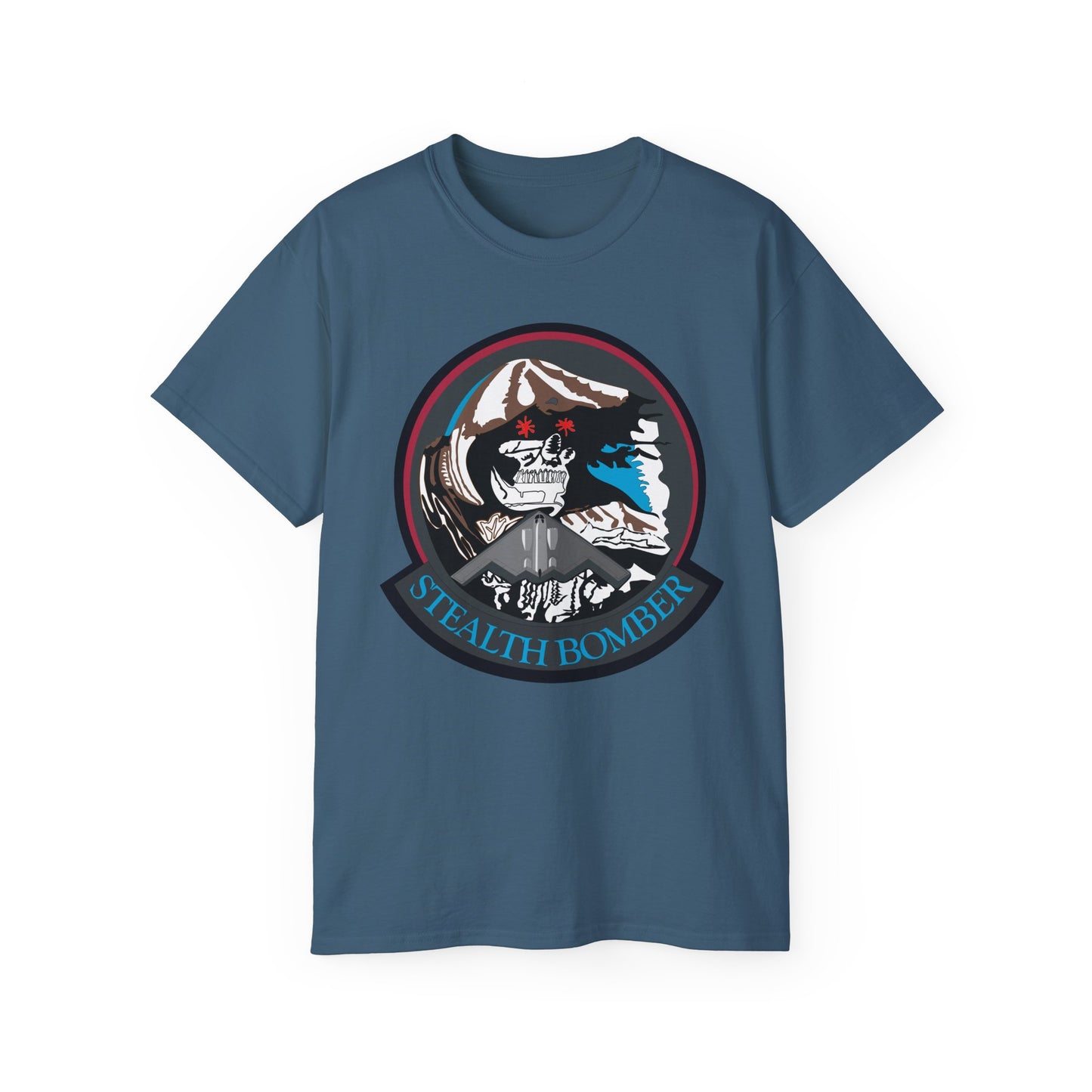 Unisex Ultra Cotton Tee - USAF - B2 - Grim Reaper - Stealth Bomber wo txt X 300