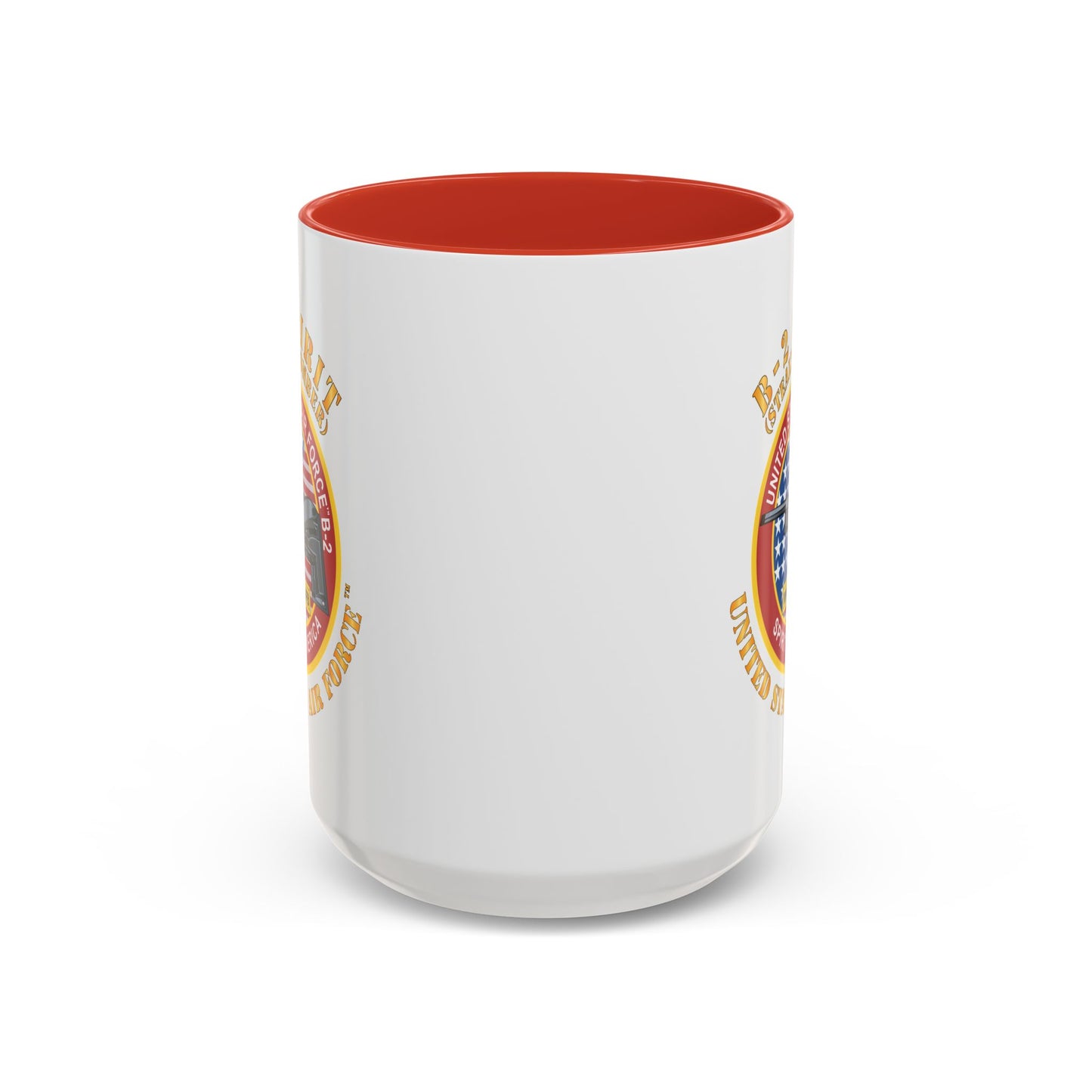 Accent Coffee Mug (11oz & 15oz) - USAF - B2 - Spirit - Stealth Bomber X 300