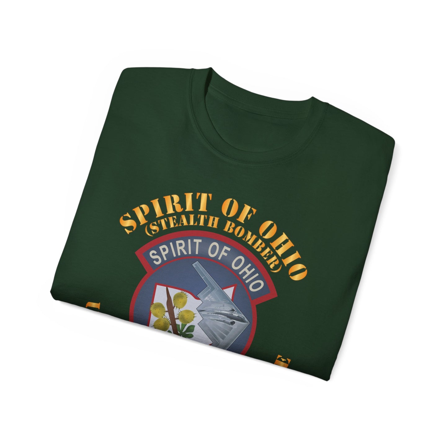 Unisex Ultra Cotton Tee - USAF - B2 - Spirit of Ohio - Stealth Bomber X 300