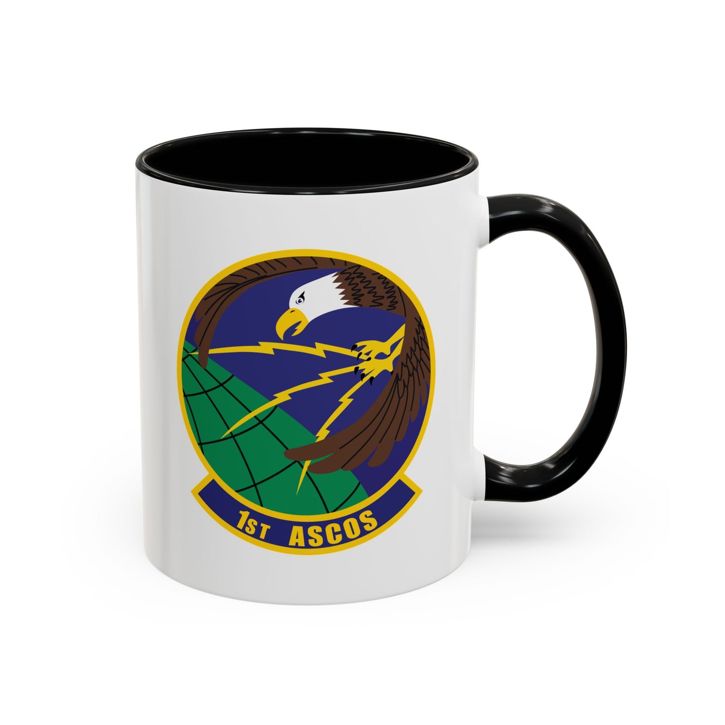 Accent Coffee Mug (11oz & 15oz) - USAF - 1st Air & Space Communications Operations Sq wo txt X 300