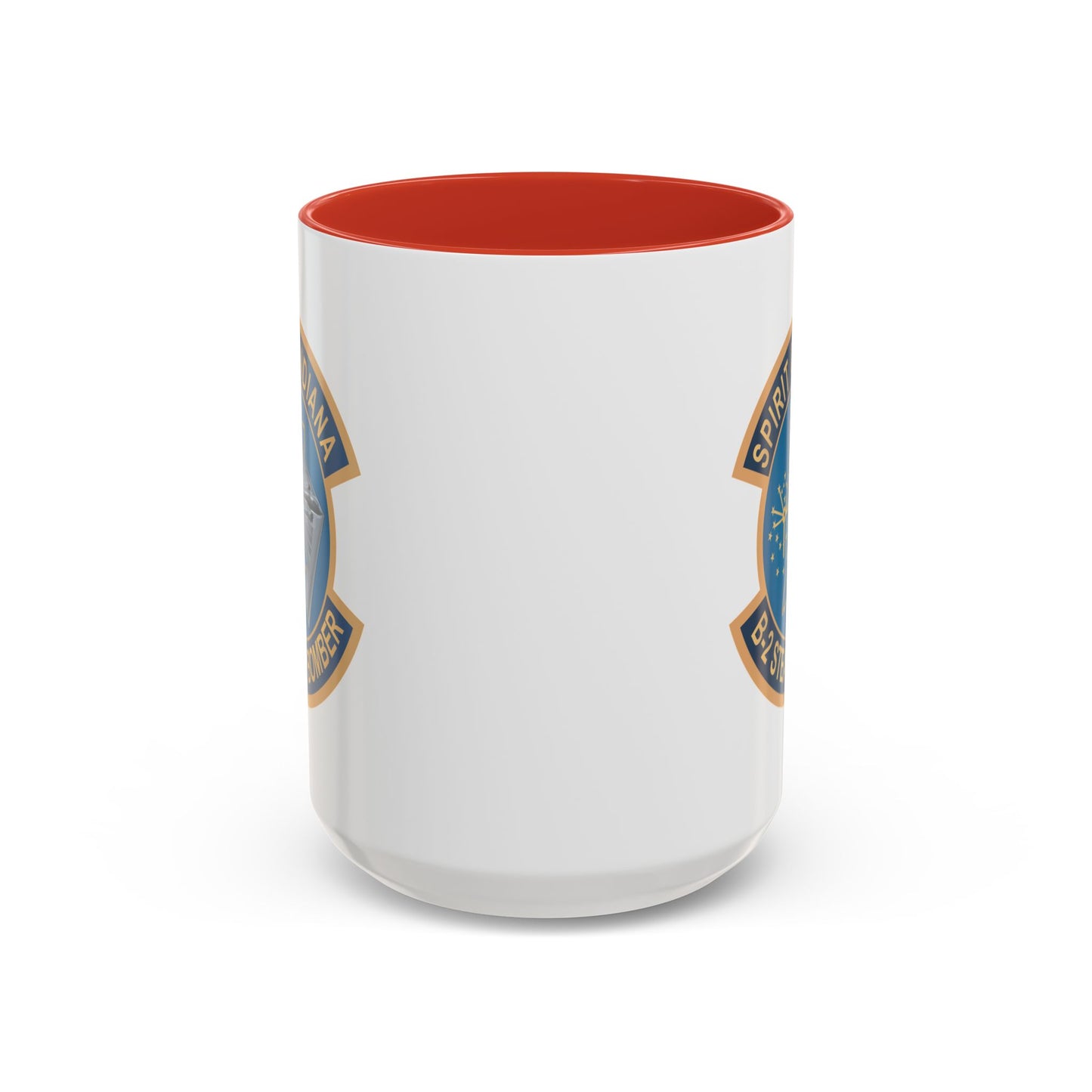 Accent Coffee Mug (11oz & 15oz) - USAF - B2 - Spirit of Indiana - Stealth Bomber wo txt X 300