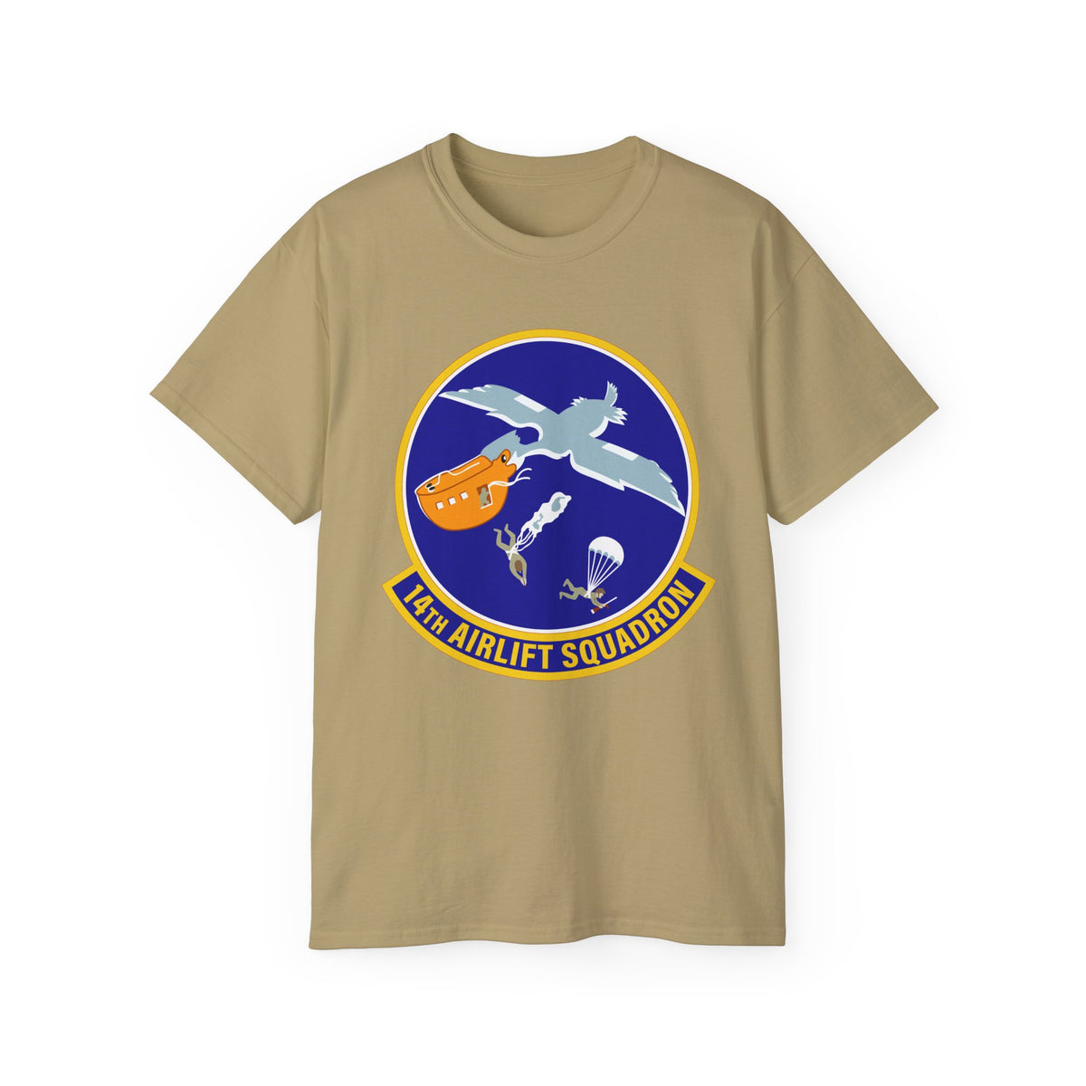 Unisex Ultra Cotton Tee - USAF - 14th Airlift Squadron wo txt