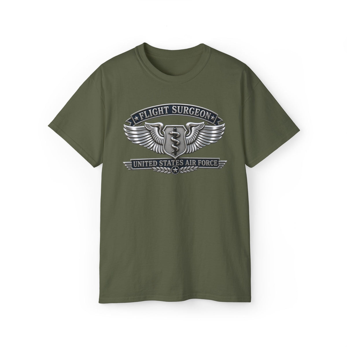 Unisex Ultra Cotton Tee - USAF - Flight Surgeon Badge - United States Air Force - 3D - Enhanced