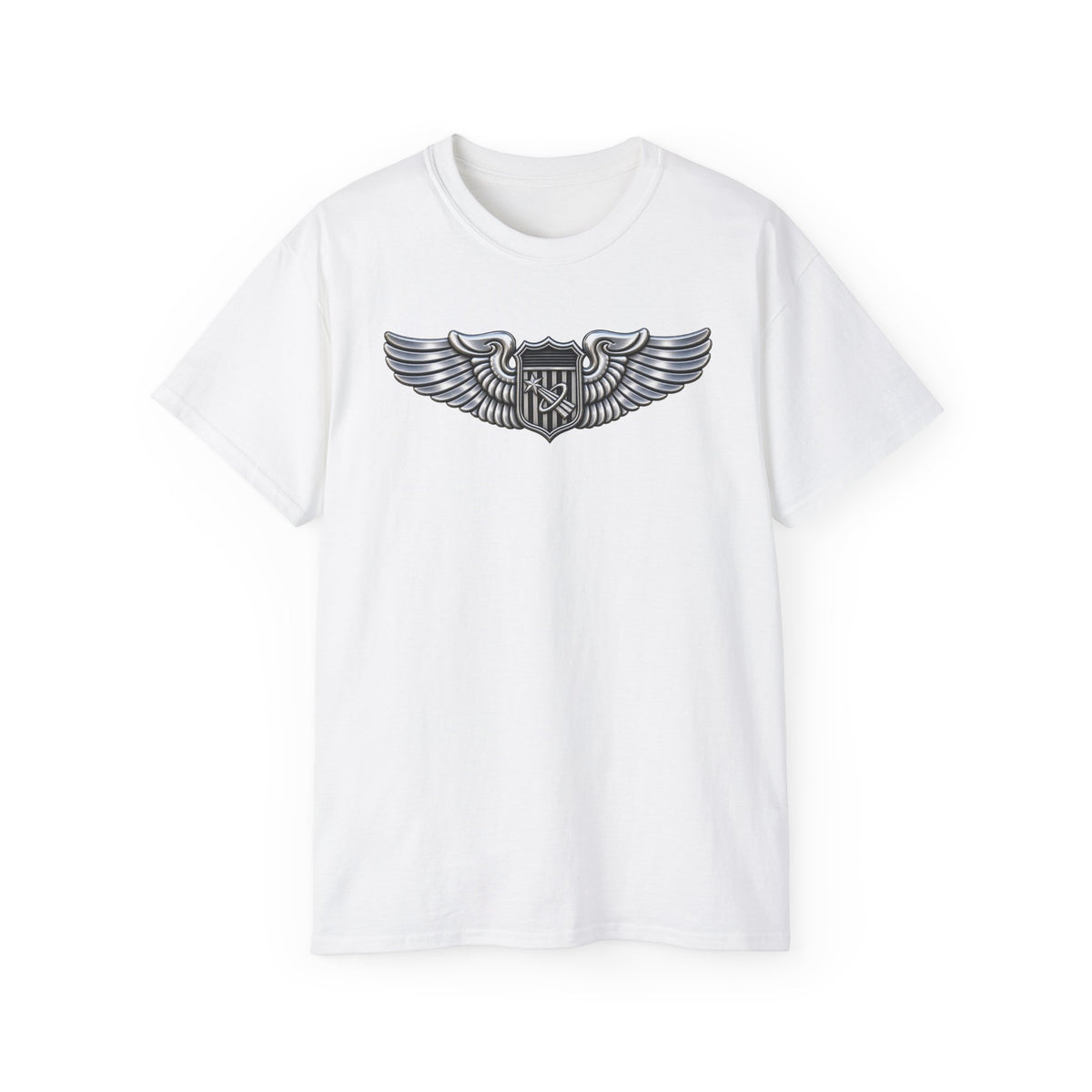 Unisex Ultra Cotton Tee - USAF - Basic Astronaut Badge wo txt - 3D - Enhanced