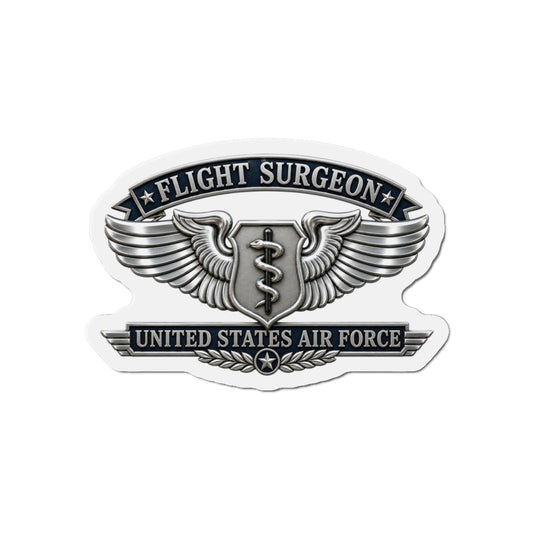 Die-Cut Magnet - USAF - Flight Surgeon Badge - United States Air Force - 3D - Enhanced