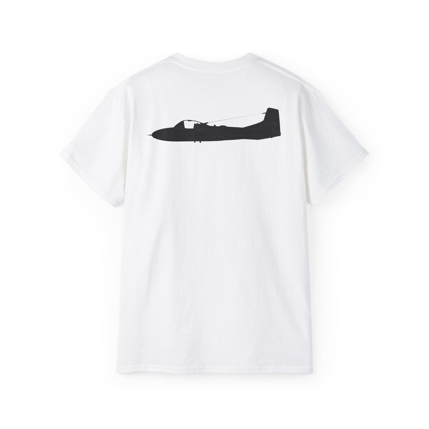 Unisex Ultra Cotton Tee - Aircraft - T-37-Trainer - Top - Black - Metal X 300