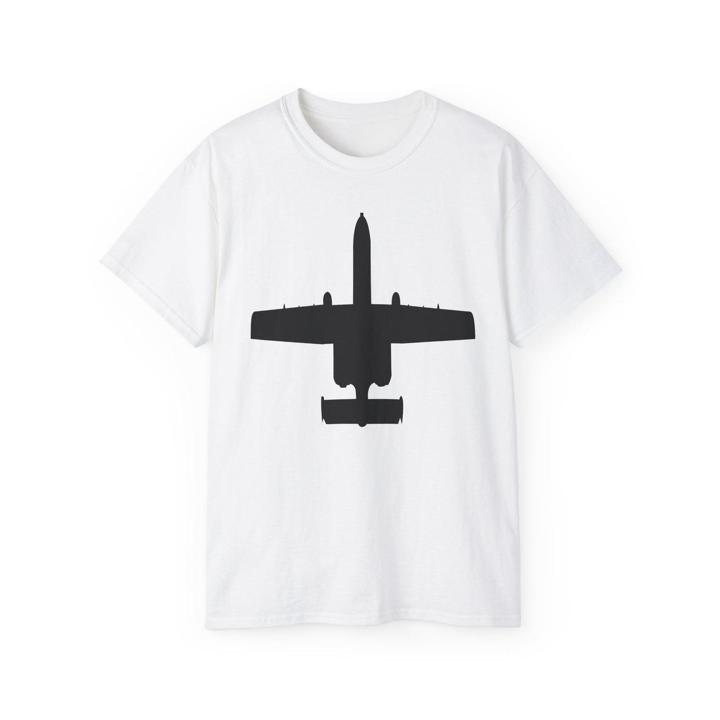 Unisex Ultra Cotton Tee - Aircraft - USAF - A-10 Thunderbolt II - Top - Silhouette X 300