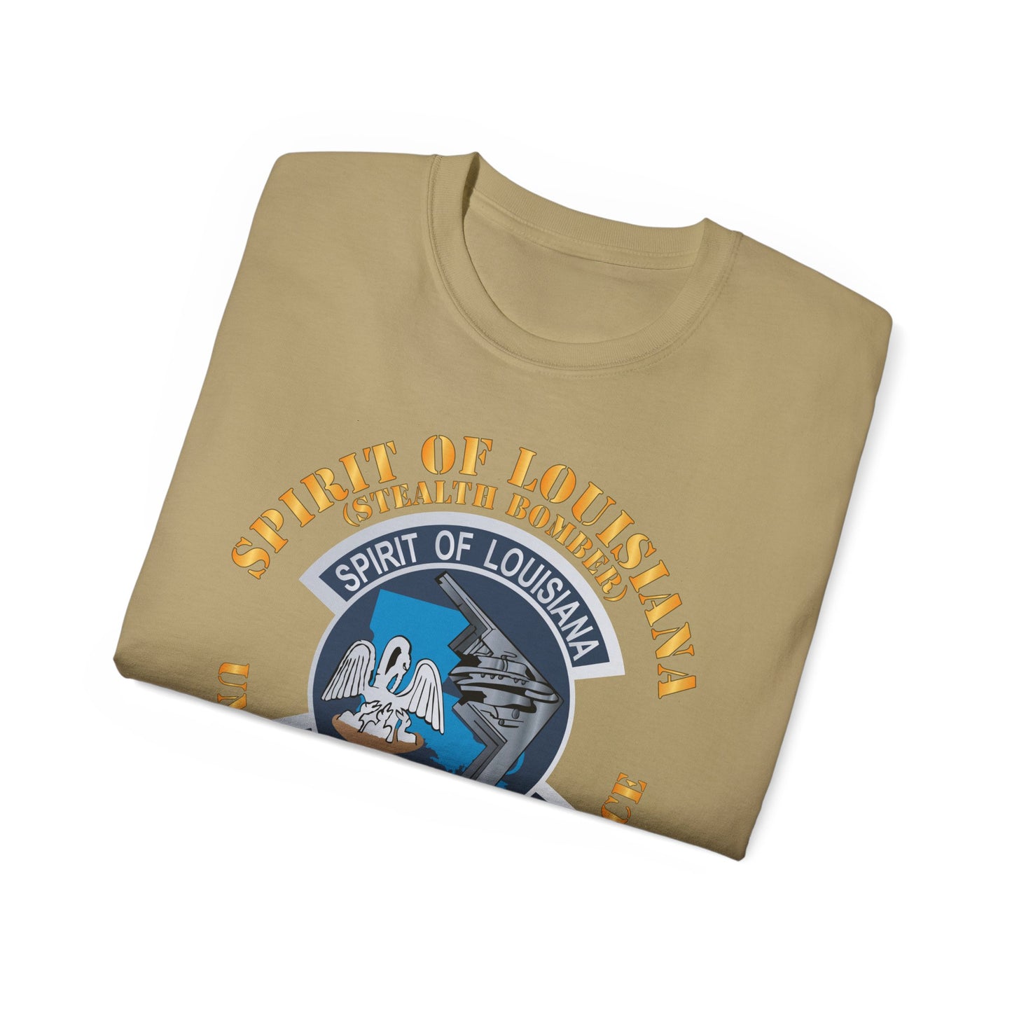 Unisex Ultra Cotton Tee - USAF - B2 - Spirit of Louisiana - Stealth Bomber X 300